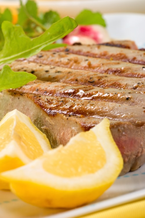 Grilled tuna steak | Santa Monica Seafood